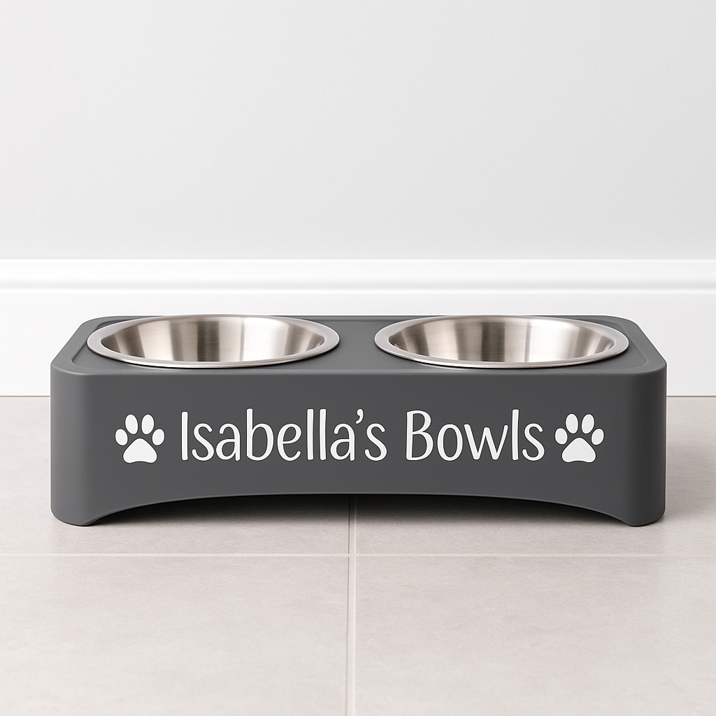 Custom Name Decal for Dog or Cat Bowl